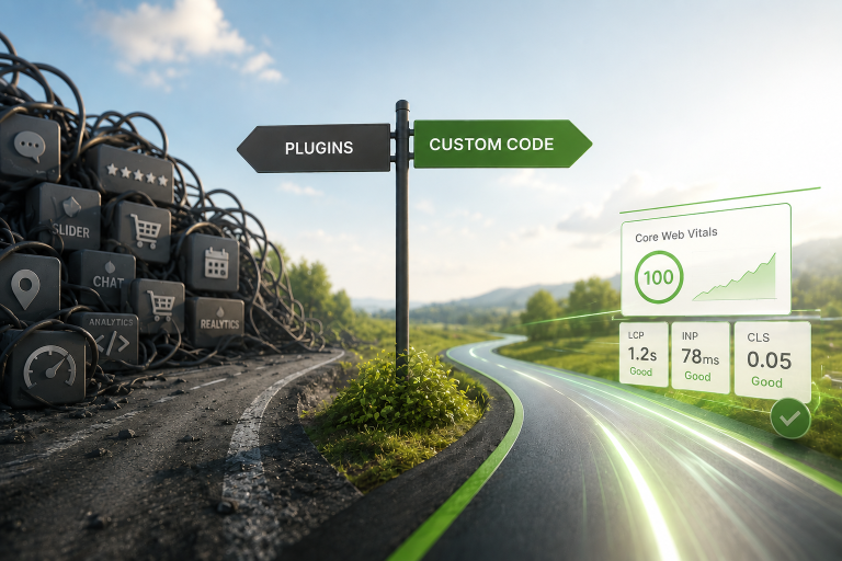 plugins vs custom code